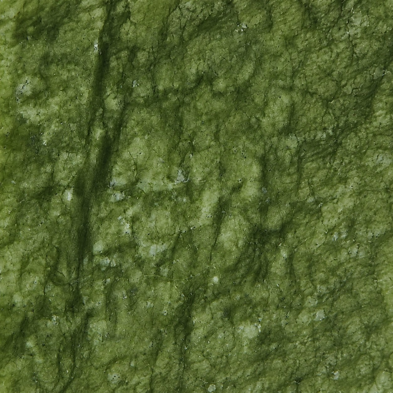 Close-up of natural green jade stone texture